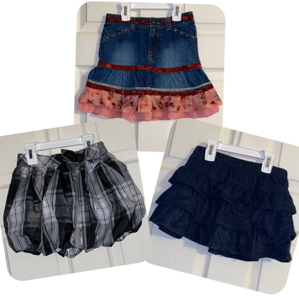Lot of 3 girls skirts size 6